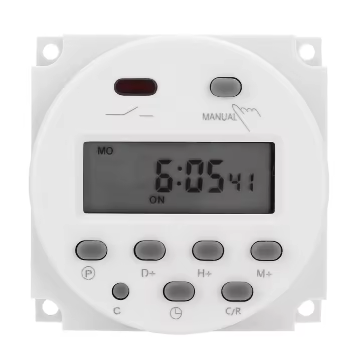 Interruptor De Tiempo Digital Mini CN101A DC 12V Para Microcomputadora Con Relé Control De Energía Por Tiempo - 1