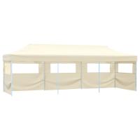 vidaXL Carpa Plegable Pop-up con 5 Paredes Laterales 3x9m Jardín Fiesta Color Crema,  Antracita,  Azul y mas - details 1