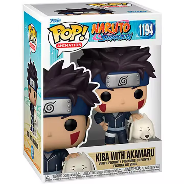 Funko Pop Naruto Shippuden Kiba Con Akamaru 49804 - 1