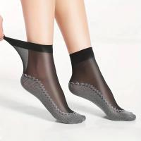 Calcetines Cortos Para Mujer Ultradelgados Y Elásticos De Encaje Transparente Calcetines De Verano Transpirables Antideslizantes Con Fondo De Tela Suave Algodón Y Spandex - details 12