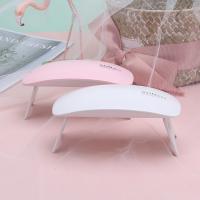 Lámpara De Secado De Uñas Mini USB Con Interfaz De Doble Uso Lámpara De Pastelillo Plegable Para Uñas LED Material PP - details 1