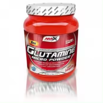 Amix Nutrition - Glutamina 500 Gramos - Suplemento para Recuperación Muscular - 1