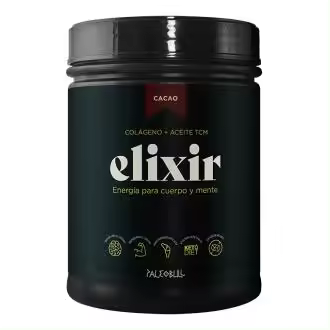 PALEOBULL ELIXIR colageno+aceiteTCM chocolat 450gr - 1