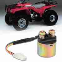Relé De Arranque Eléctrico Para Motocicleta Con Cable De 17cm Piezas De Repuesto Para Honda TRX300/TRX350/TRX90/1988-2000 Metal + Plástico 6V - details 8