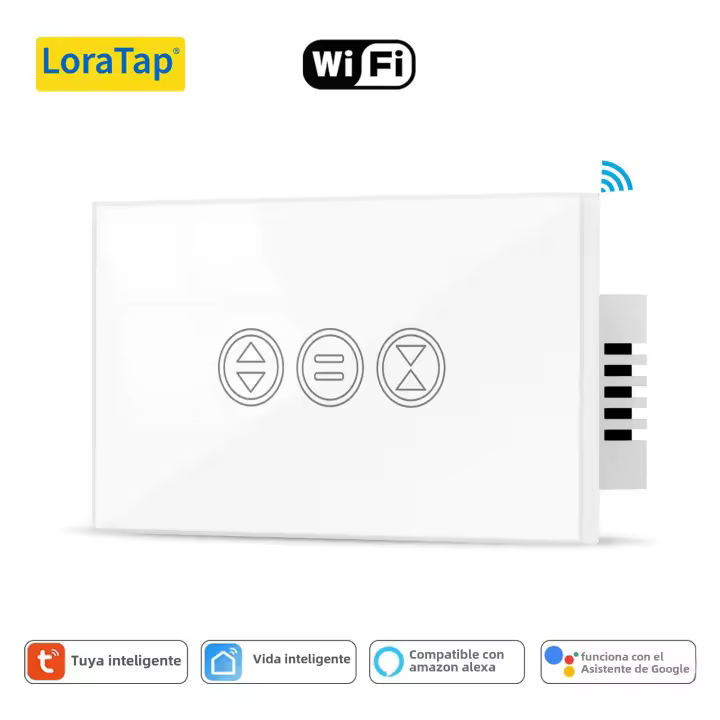 Cortina Inteligente Tuya Rollo Shutter Estándar US 120 Control Remoto Motorización Tiempo De Ejecución Google Assistant Alexa - 1