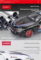 Modelo De Coche BMW M8 De Aleación 1:32 Con Sonido Y Luz Vehículo De Retroceso Para Decoración Juguete Educativo Para Niños - details 5