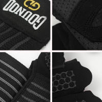 Guantes De Levantamiento De Peso GOUNOD Con Soporte De Muñeca Transpirables Antideslizantes Para Gimnasio Y Entrenamiento De Fitness Powerlifting - details 5