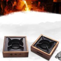 Parrilla Portátil Para Cocinar Cuadrada De Acero Inoxidable Para Uso Doméstico Estufa Sólida Para Hot Pot Y Barbacoa - details 4