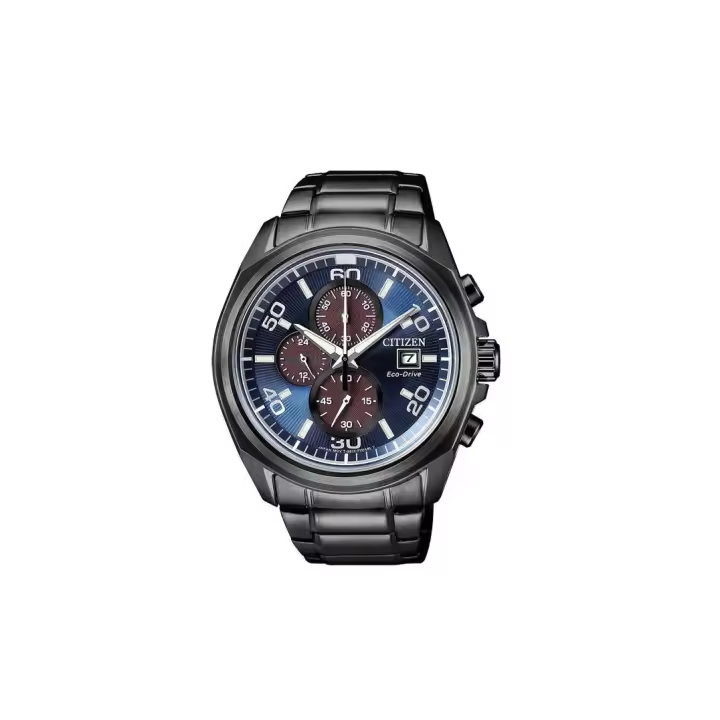 Citizen CA0635-86L Eco-Drive Cronógrafo Acero Negro 10 ATM Hombre - 1