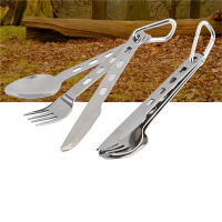 Juego De Cubiertos De Acero Inoxidable Ultra Ligeros 3 Piezas Cuchillo Fork Cuchara Para Uso Doméstico Viajes Camping Picnic - details 0