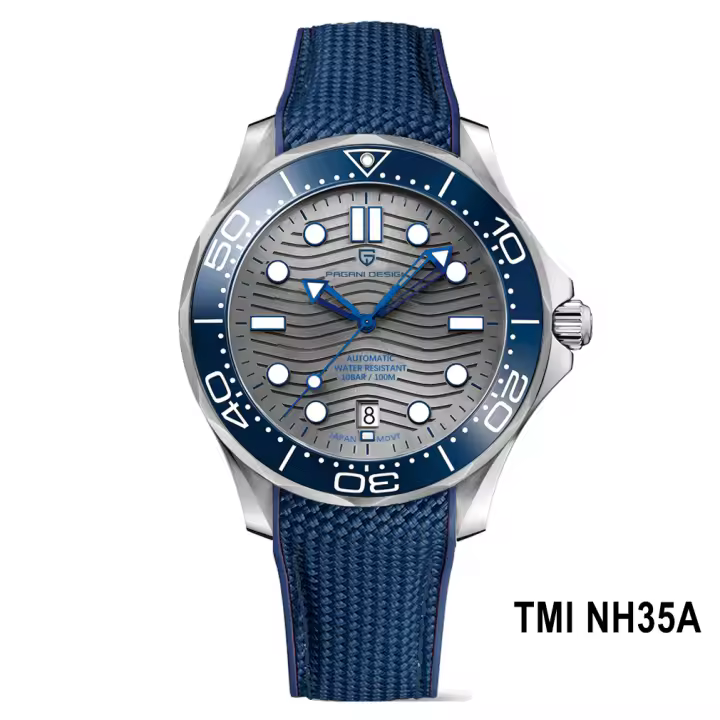 Reloj Mecánico PAGANI DESIGN PD1685 Para Hombres Resistente Al Agua 20Bar Con Cristal De Zafiro Pulsera Automática NH35A De Japón - 1