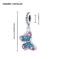 Pendiente Original De Joyería De Moda Clásica Serie Romántica Loto De Bolas S925 Plata Pura Con Zirconia Regalo DIY - details 5
