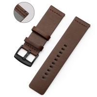 Correa De Reloj De Cuero 20mm 22mm Para Samsung Galaxy Watch 3 Active2 Huawei Watch GT 2 Quick Release Compatible Con Varias Marcas - details 5