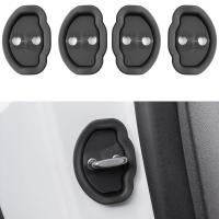 4PCS Absorbedores De Choque Para Puerta De Coche Para Tesla Model 3/Y/X/S Protector De Cerradura Flexible Cubierta De Latch De Puerta De Coche En Silicona - details 7