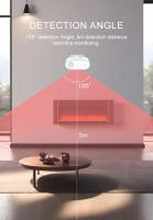 Sensor De Movimiento PIR Inteligente Tuya Zigbee Detector De Movimiento Humano Para Seguridad Alarme De Intrusos Control Remoto Por APP Compatible Con Alexa Google Home - details 5