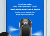 LIECTROUX YW810 Limpiacristales Control Remoto Robot, Rociador de Agua de 2 Vías, Fregado en Seco y Húmedo, Ruta de IA, 2800pa Succión Electrico Navegación Inteligente Maquina con App y Mando, Múltiples Formas de Protección de Seguridad, Negro - details 0