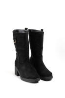 Paloma Wang Botas de Gamuza Beige con Tacón Medio - details 6