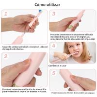 Cepillo De Dientes Eléctrico Inteligente Para Niños Con 4 Cabezas De Limpieza Rotativa Suave 3 Modos De Limpieza Tiempo De Cepillado - details 7