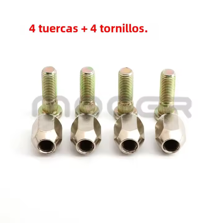 4 Pcs M10x1.25 Tornillos De Rosca De Esmeril Para Ruedas De Coche ATV Go Kart UTV Buggy Quad Motocicleta Tierra En Accesorios De Eje - 1