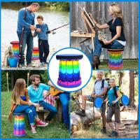 Taburete Plegable Portátil, Taburete Telescópico Ligero y Duradero para Actividades al Aire Libre como Viajes, Pesca, Senderismo y Camping (Multicolor) - details 4