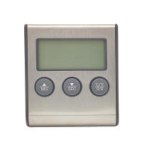Termómetro Digital Para Cocina Con Púa Para Carne Y Horno BBQ Asador Función Timer Medidor De Temperatura Para Cocinar - details 3