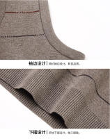 Suéter Casual Para Hombres Chaqueta De Encaje Grueso Auténtica Y Otoño Invierno Moda Confort Transpirable Chaleco De Gimnasio Con Cuello V - details 13