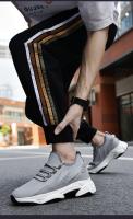 Zapatos De Elevación Para Hombre Verano Malla Transpirable Zapatillas Deportivas Mayor Altura Interior 7cm Exterior Casual Blanco Zapatos Más Altos - details 18