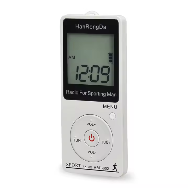 Portable Radio Personal Radio With Headphones Walkman Radio With Rechargeable Battery Digital Display Stereo Radio - 1
