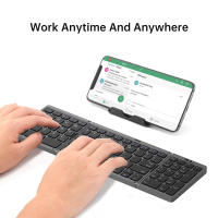 Mini Teclado Portátil Plegable Inalámbrico Bluetooth Para Mac Windows Laptop Tablet Teclado Numérico Delgado Y Ligero - details 6