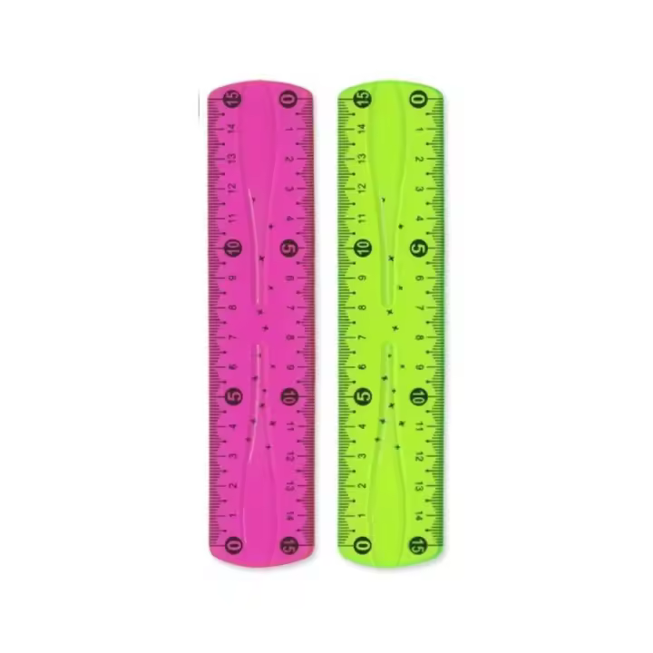 REGLA PVC FLEXIBLE 15/20/30cm COLORES SURTIDOS BISMARK - COLORES A ELEGIR - 1