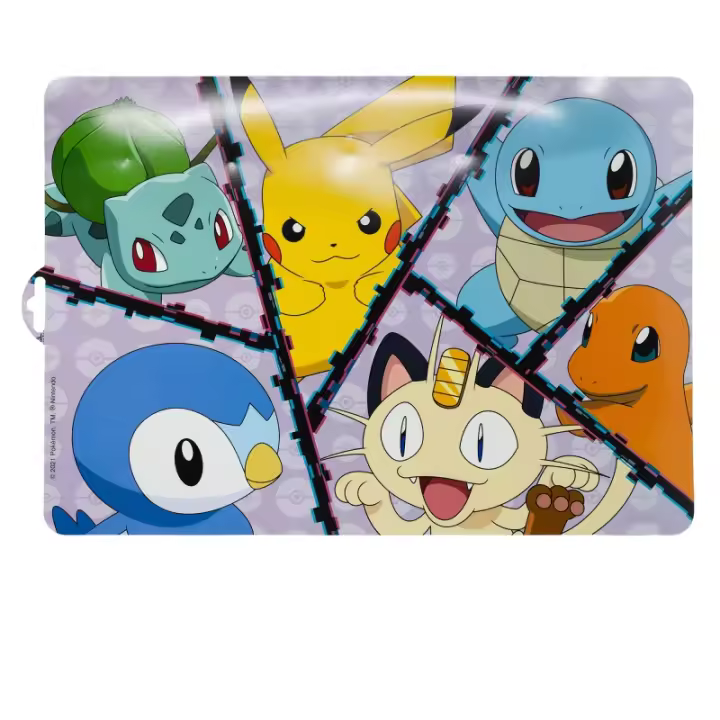 Mantel Pokemon Individual plastificado para mesa Infantil, 28 x 42 cm, HECHO EN ESPAÑA, Stor - Kiglam - 1