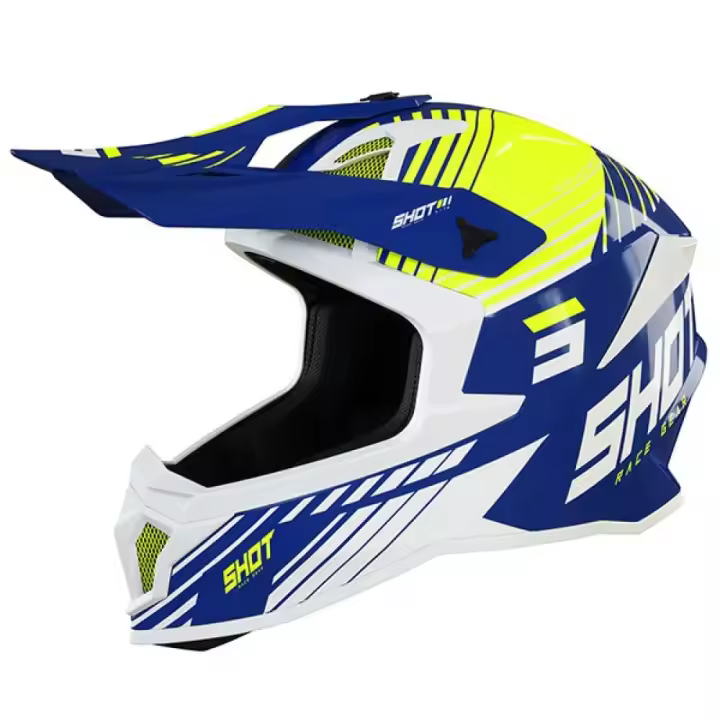 Shot Casco Off-road Lite Fury Azul Adulto - 1