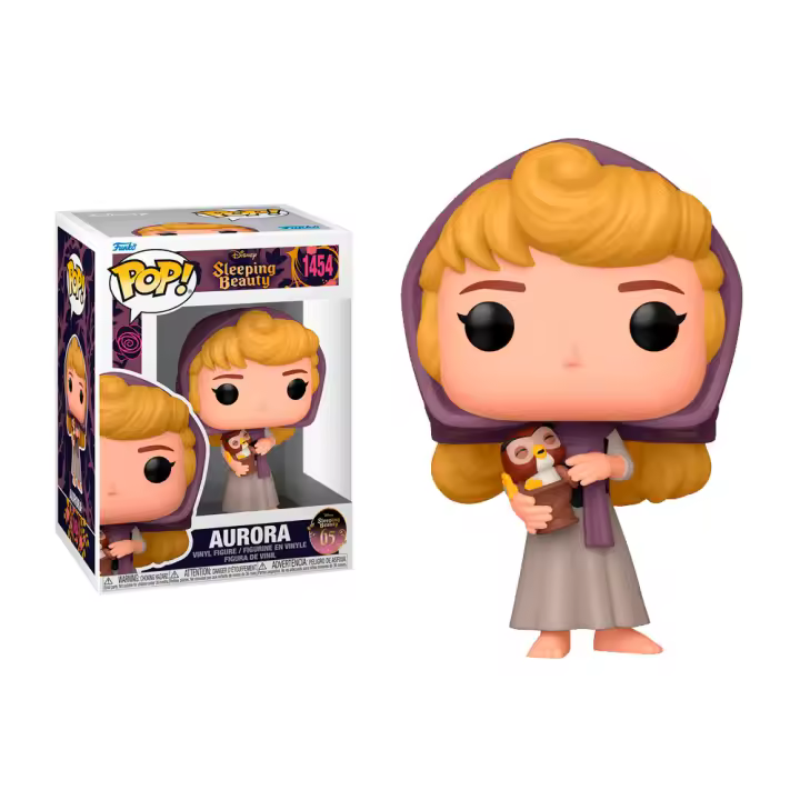 Funko Pop Aurora with Owl 1454 La Bella Durmiente 65 Aniversario Disney     Figura - 1