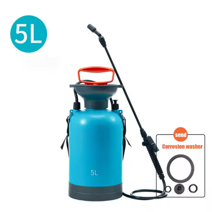 Bomba de compresión de aire neumática de alta presión, pulverizador a presión manual, riego de jardín, pulverizador desinfectante, 5L,8L - 1