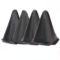 Cubierta De Cambio De Coche En Cuero PU Carbono Universal Para Mayas De Prensa Y Cubrimiento Antipolvo Apta Para La Mayoría De Los Coches Camiones Manuales - details 0