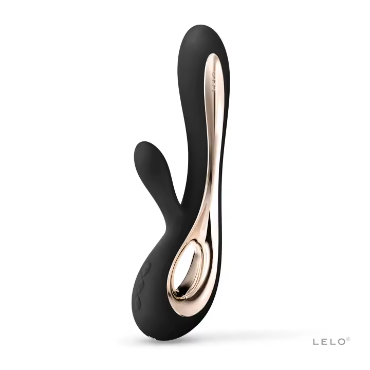 Vibrador LELO SORAYA™ 2 Black Doble Estimulación Clítoris Punto G 12 Modos - Silicona Biocompatible - 1