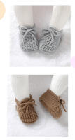 Botines De Primer Pasos Para Bebés Recién Nacidos Niño Y Niña Suéter Tejido Sólido Calzado Infantil Cálido Accesorios De Ropa Transversales Todas Las Estaciones - details 10
