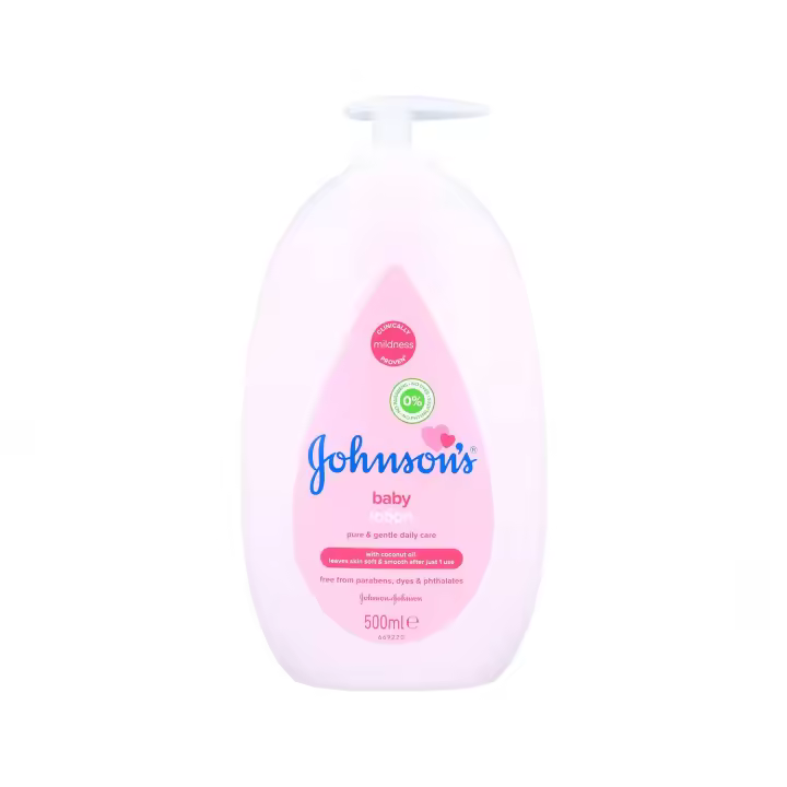 J&j johnsons baby loción 500 ml, contiene aceite de coco y deja una sensación suave y un aspecto saludable en la piel más delicada después de un solo uso. - 1