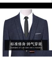 Traje De Novio 2025 Para Hombre Con Chaleco Y Pantalones Talla Regular Estilo Casual Formal Cuadros Moda Negocios Vestimenta Para Bodas Y Trabajo - details 5