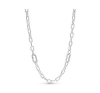 PANDORA ME Collar de plata de ley con eslabones-Enlace pequeño，Viene con un embalaje de caja de regalo completo. - details 0