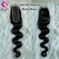 Eva Hair 13x4 Frontera De Encaje HD 2x6 Encaje HD Cierre Recto Encajes De Encaje HD Solo 5x5 Cabello Humano Pre Desplumado - details 25