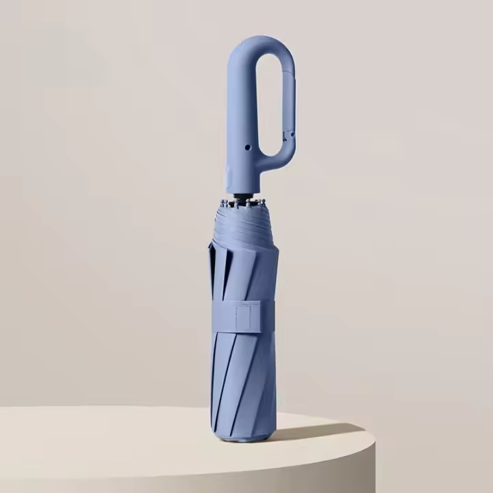 Paraguas Automático De 105CM Para Hombres Resistente Al Viento Y Agua Con Mango De Gran Tamaño Y Hebilla Fuerte 190T Nylon - 1