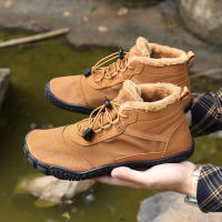 Botas De Invierno Para Hombres Y Mujeres Zapatos Casuales De Nieve Botas De Pies Calientes Para Exteriores Trabajo Zapatillas De Neopreno Cremallera Ajuste Tamaño 36-47 - details 9