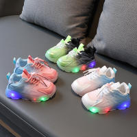 Zapatillas Deportivas LED Para Niños Y Niñas Transpirables Brillantes Zapatillas De Cuero Con Diseño De Animales Tallas 21-30 Unisex - details 1