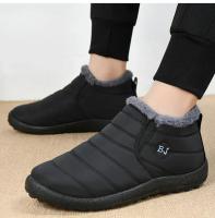 Botas De Invierno Impermeables Para Hombres Y Mujeres Con Peluche Grueso Suela Gruesa Botines De Nieve Calientes Para Parejas Zapatos De Exterior Con Lining De Plush - details 3
