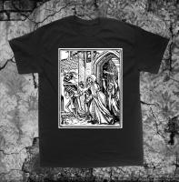 Camisa Memento Mori Con Diseño De Esqueleto Y Muerte Oculta Talla Grande Estilo Gótico Medieval Para Hombres Camiseta Transpirable Ligera Y De Secado Rápido Protección Solar Sostenible - details 0