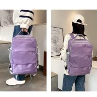 Mochila de viaje repelente al agua para mujer, mochila escolar para ordenador portátil con carga USB, correa de equipaje, zapatos, Adolescentes - details 3