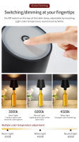Lámpara De Mesa Recargable LED Para Botella De Vino Con Superficie Lisa Ajustable En 3 Colores Para Ambiente De Bar Y Café Decoración Nocturna - details 1