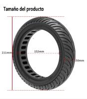 FGNS Rueda Maciza para Patinete Electrico 8.5 Pulgadas, Neumático sólido de 8.5*2.0 para Patinete Electrico Rueda , Rueda de Repuesto Antipinchazo, Neumáticos de Reemplazo delantero/trasero Compatible con Xia-omi M365 y PRO, Du -cati, Le-xgo, Vi-vobi - details 2