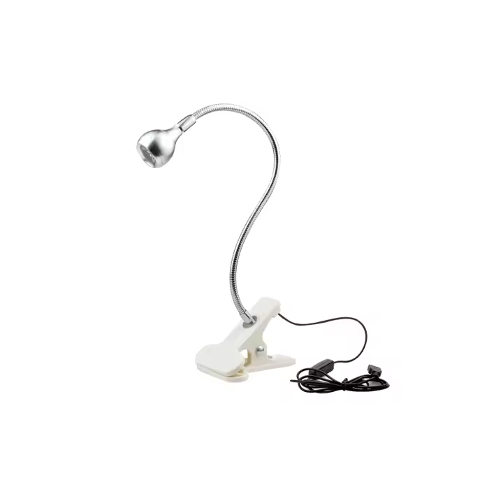 Lámpara De Mesa Flexible Con Soporte De Clip Para Lectura Y Decoración De Habitación Luz Nocturna USB Para Estudio Y Dormitorio - 1